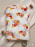 Printed Embroidered Lawn - White