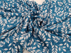 Printed Lawn - Teal Blue